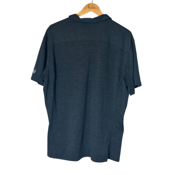 Kuhl Men's Engineered Navy Pirate Blue Polo Shirt Size XXL - Picture 6 of 6